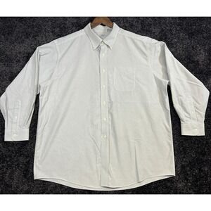 LL Bean Mens Striped Button Down Shirt Long Sleeve‎ 18-34 Dress Casual